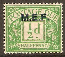 MEF 1942 d Emerald Postage Due. SGMD1.